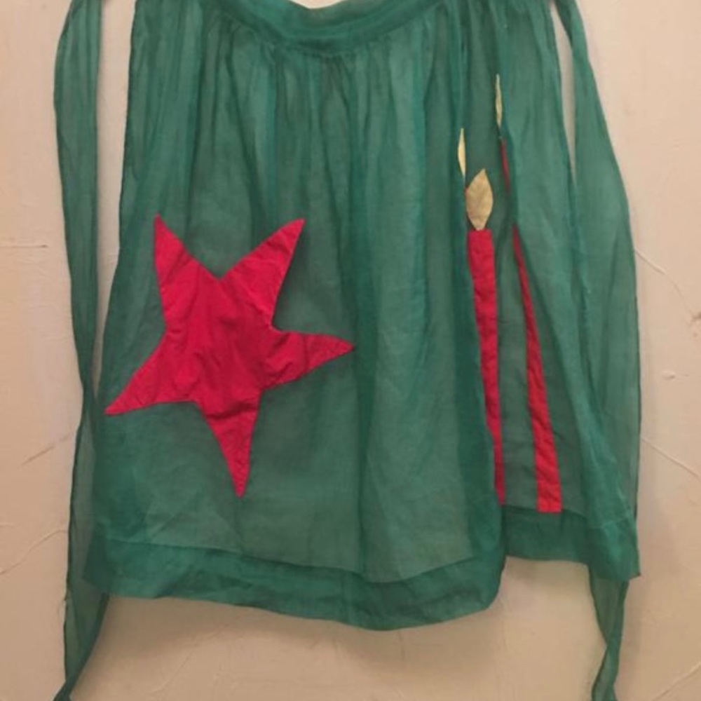 Sheer Christmas Apron
